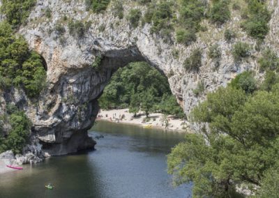 Canoe on Luberon river