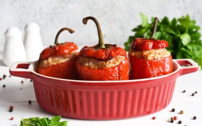 Chushka Biurek – Bulgarian Stuffed Peppers